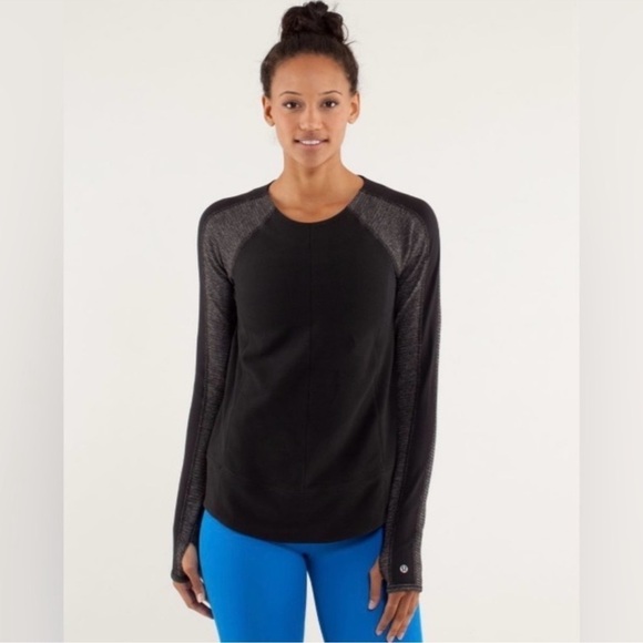 Lululemon Black Run: Bold in the Cold Long Sleeve Top 4 - Picture 3 of 12